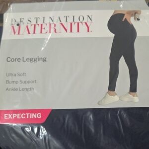 Destination Maternity Black Leggings